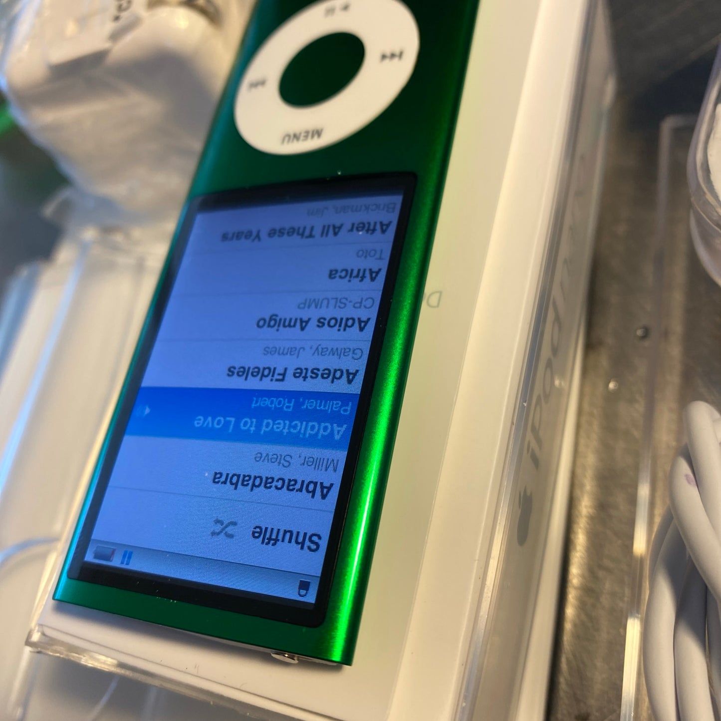 Apple iPod nano 5th Generation Green (16 GB) New Battery. New Huge - NO BOX