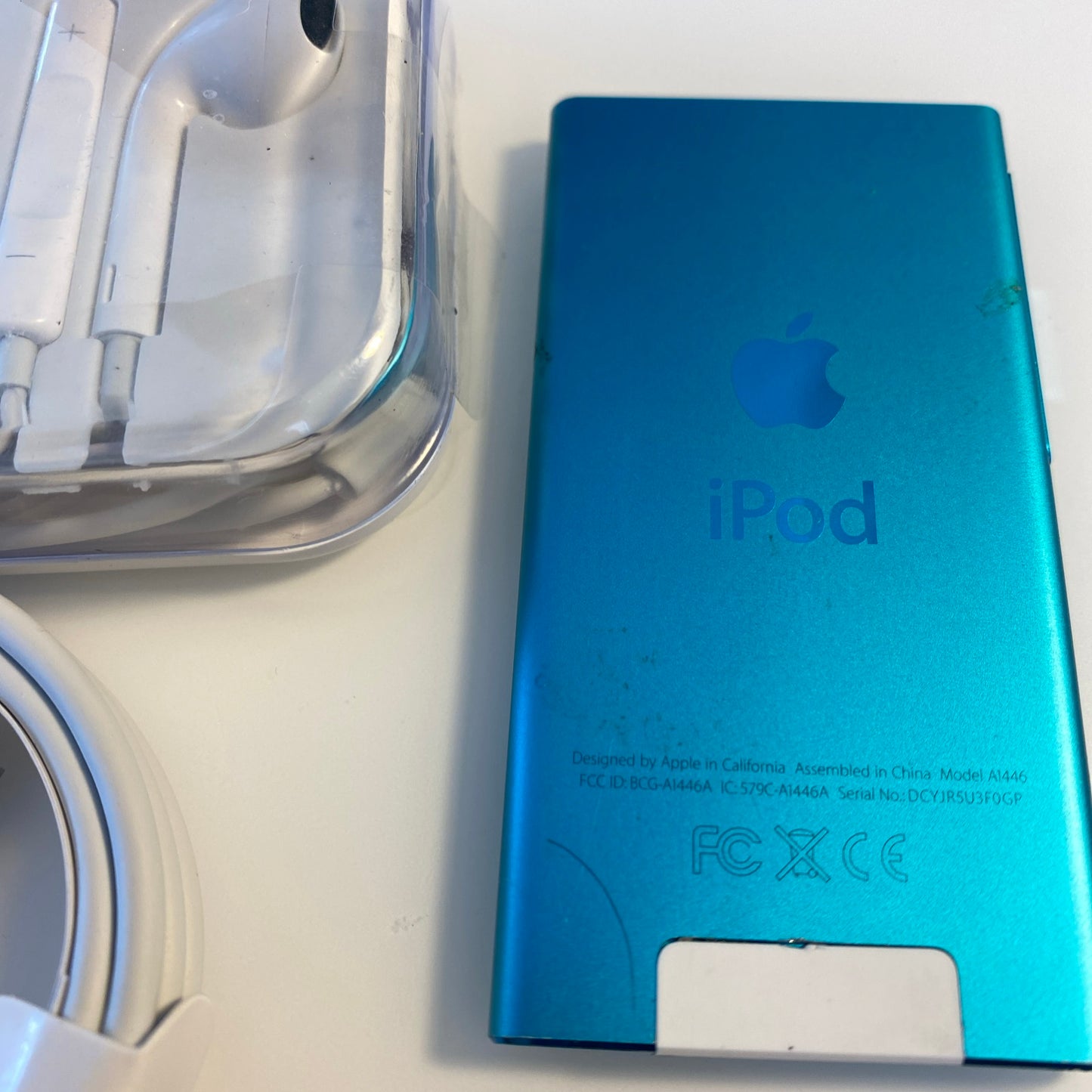 Apple iPod nano 7th Gen Blue (16 GB) NEW BATTERY Very Nice