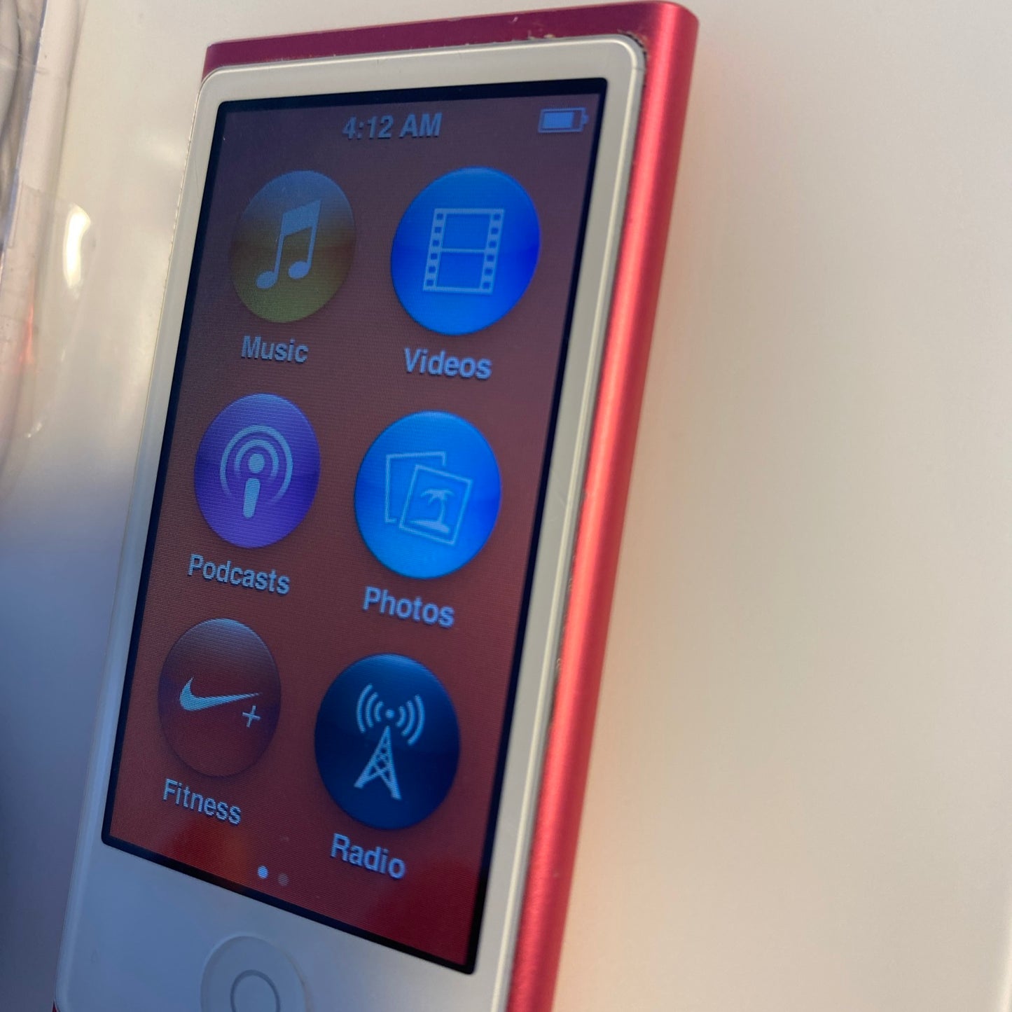 Apple iPod nano 7th Generation Pink (16 GB). New Battery