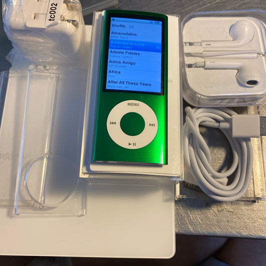 Apple iPod nano 5th Generation Green (16 GB) New Battery.  New Huge - NO BOX