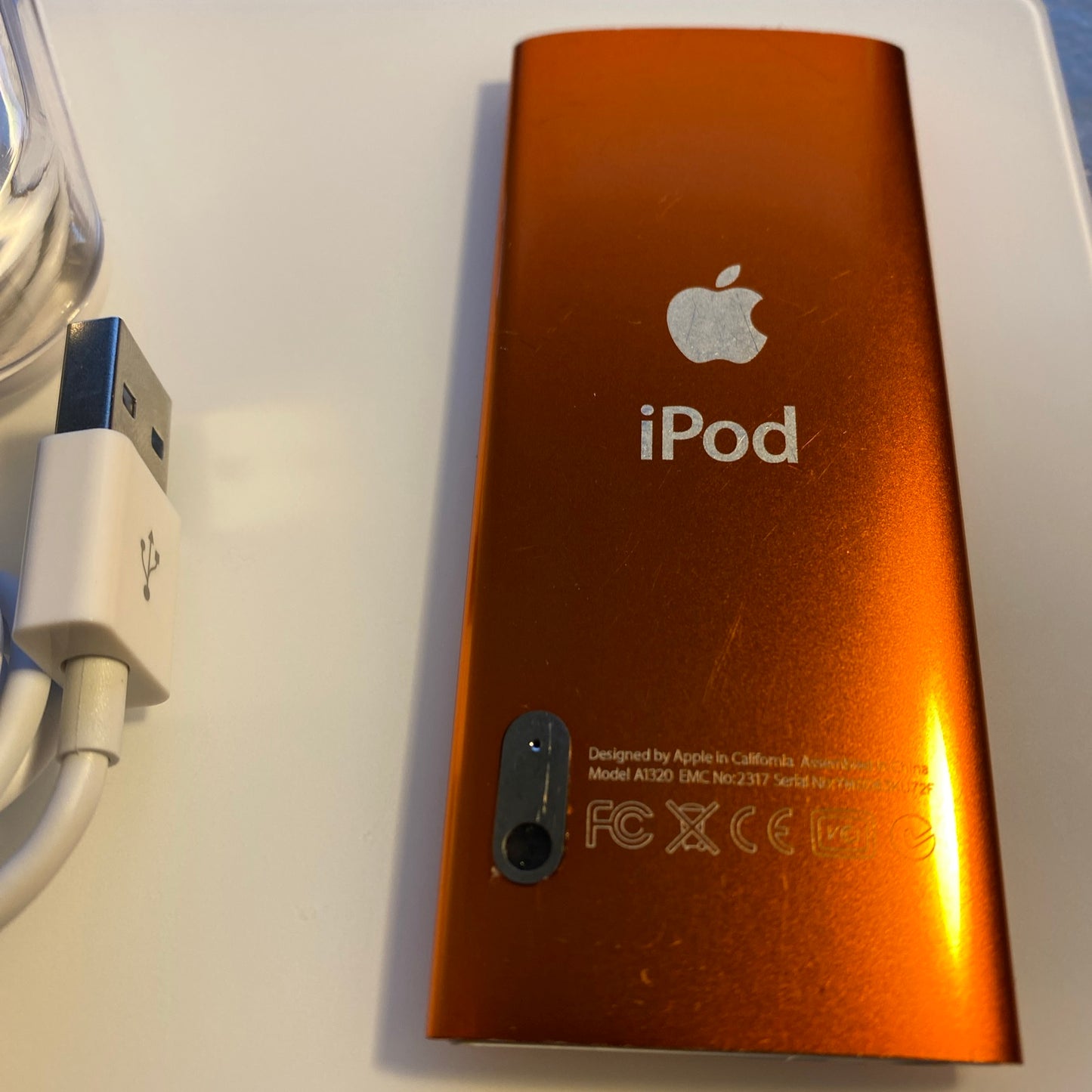 Apple iPod nano 5th Generation Orange (16 GB) New Battery New LCD