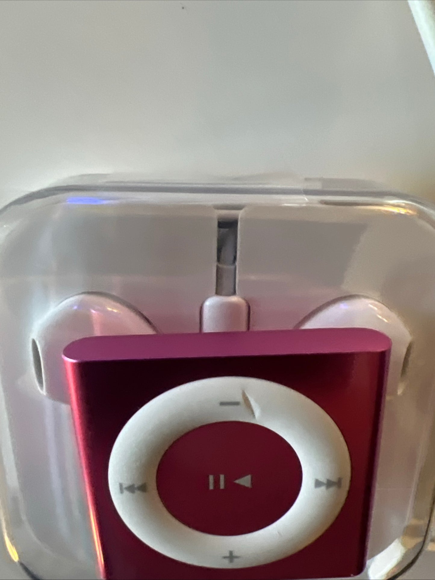 Apple iPod Pink Shuffle 4th Generation New Battery Installed Gently Used