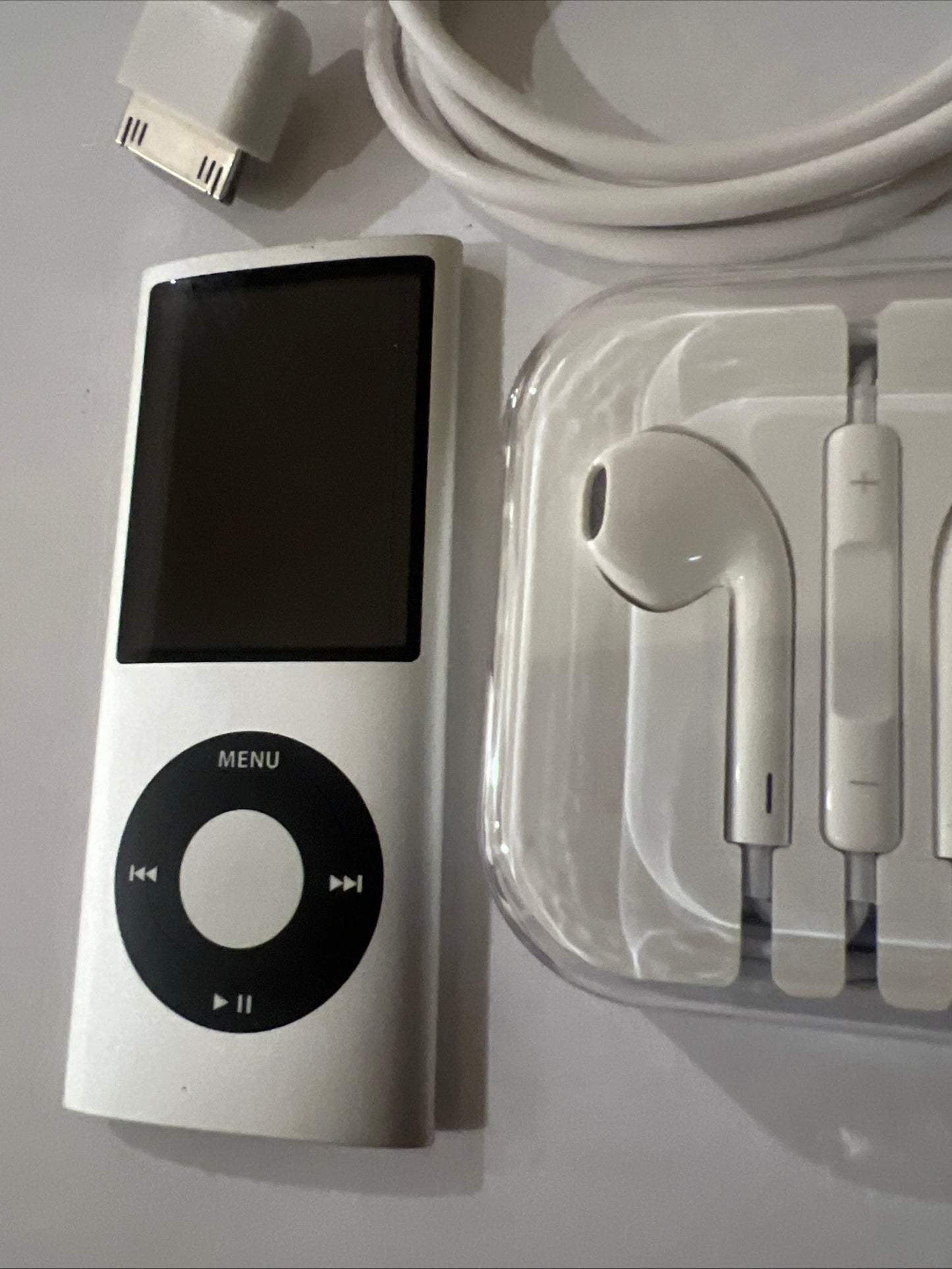 Apple iPod Nano 4th Generation, 16GB, Silver, New Battery Installed.