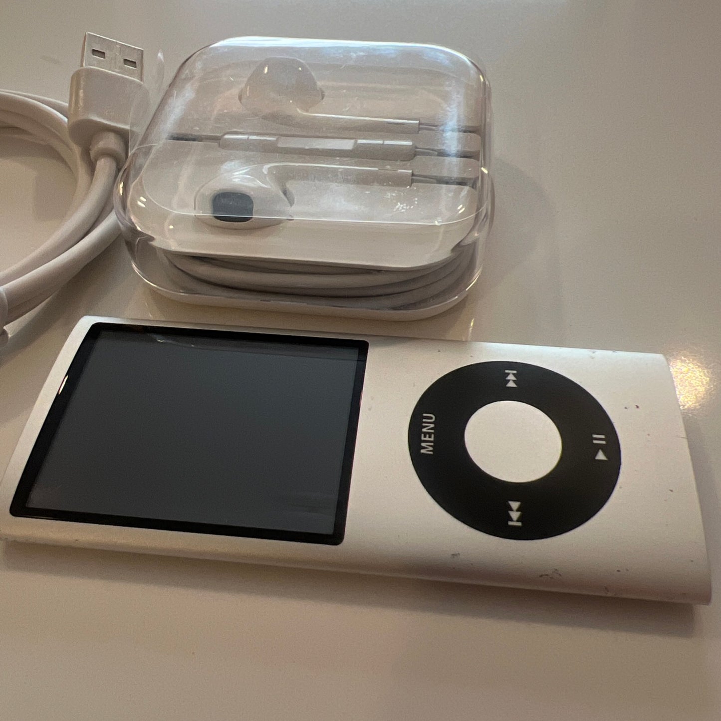 Apple iPod Nano 4th Generation, 16GB, Silver, New Battery Installed.
