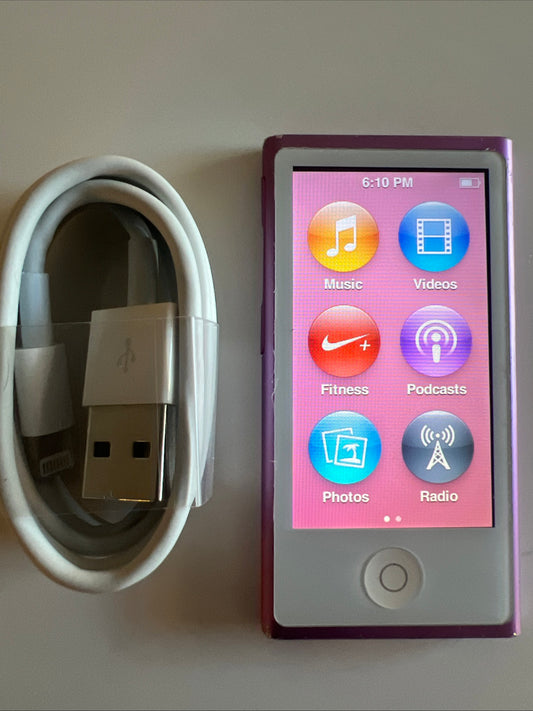 iPod nano 7th Generation Purple.  New battery installed