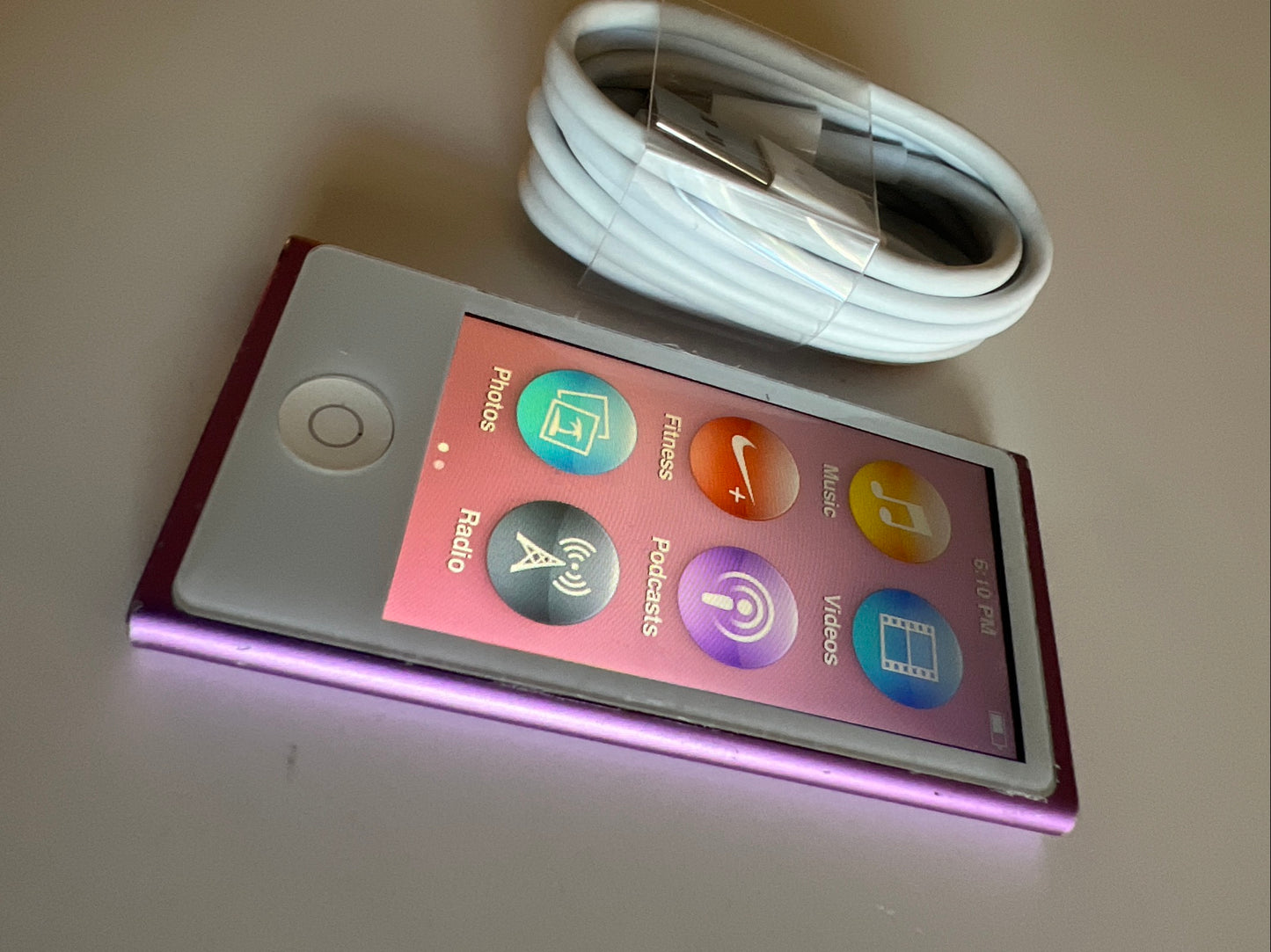 iPod nano 7th Generation Purple.  New battery installed