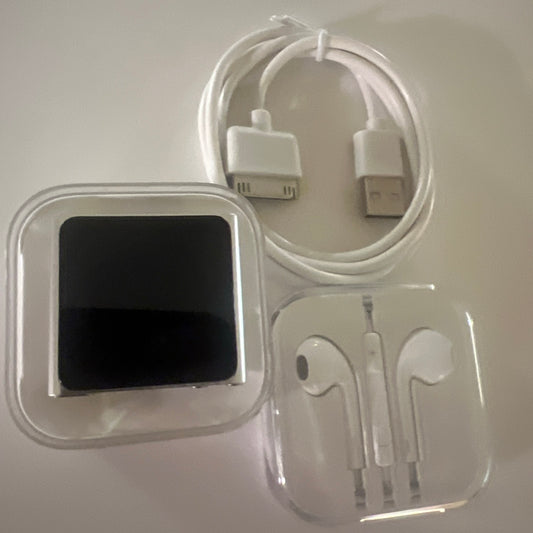 Apple iPod nano 6th Gen Silver 8 GB. NEW BATTERY. NEW SCREEN