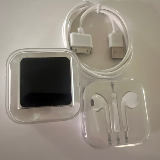 Apple iPod nano 6th Gen Silver (16 GB) NEW BATTERY. NEW SCREEN