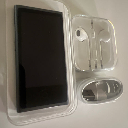 Apple iPod nano 7th Generation Charcoal Gray(16GB). New Battery