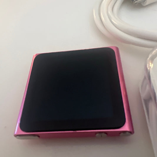 Apple iPod nano 6th Generation Pink (8gb) Expect nicks along the corners. NEW BATTERY - NEW SCREEN