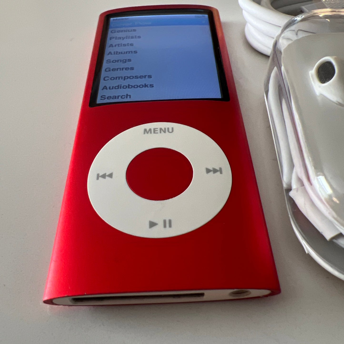 Apple iPod Nano 4th Generation, 8gb, Red, New Battery Installed. Engraved