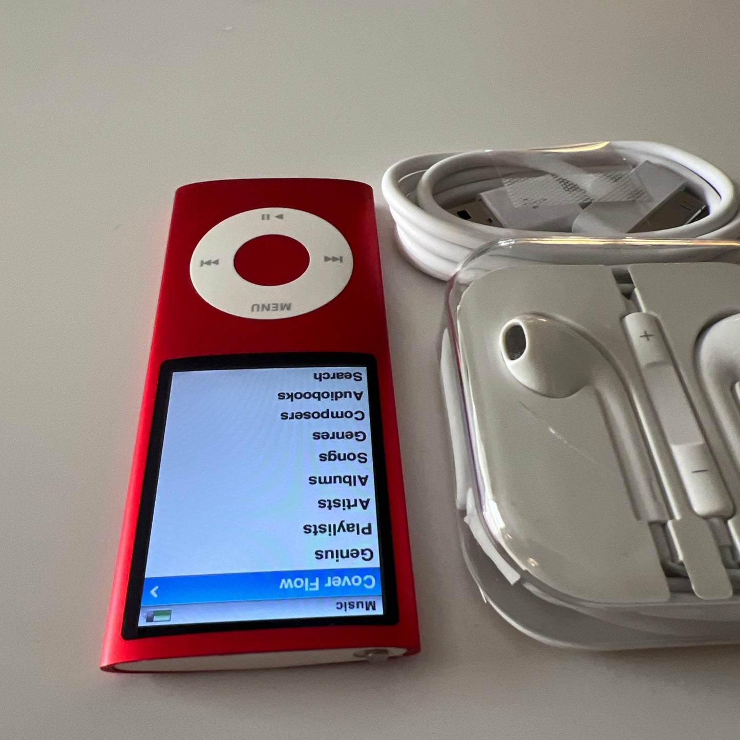 Apple iPod Nano 4th Generation, 8gb, Red, New Battery Installed. Engraved
