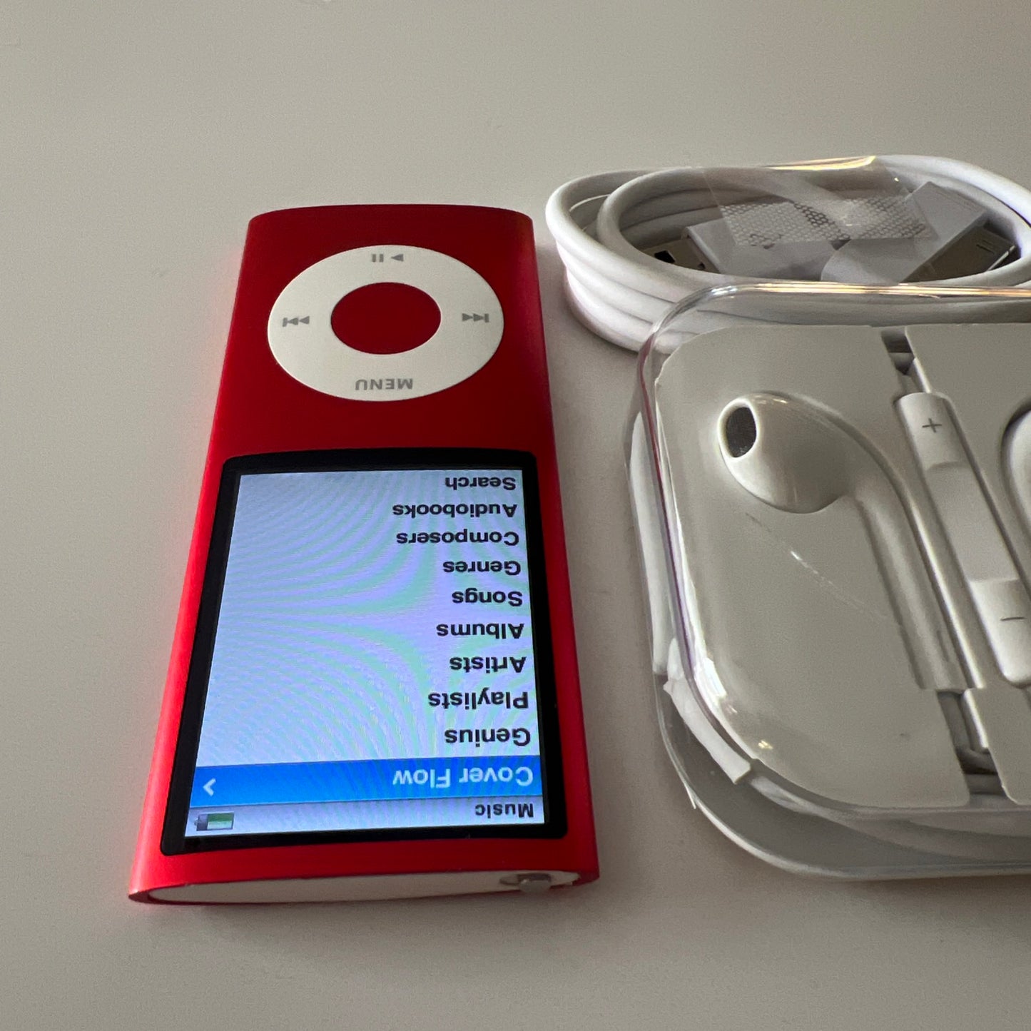 Apple iPod Nano 4th Generation, 8gb, Red, New Battery Installed. Engraved
