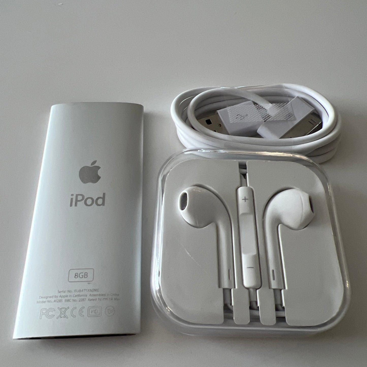 Apple iPod Nano 4th Generation, 8GB, Silver, New Battery Installed. NEW OPEN BOX