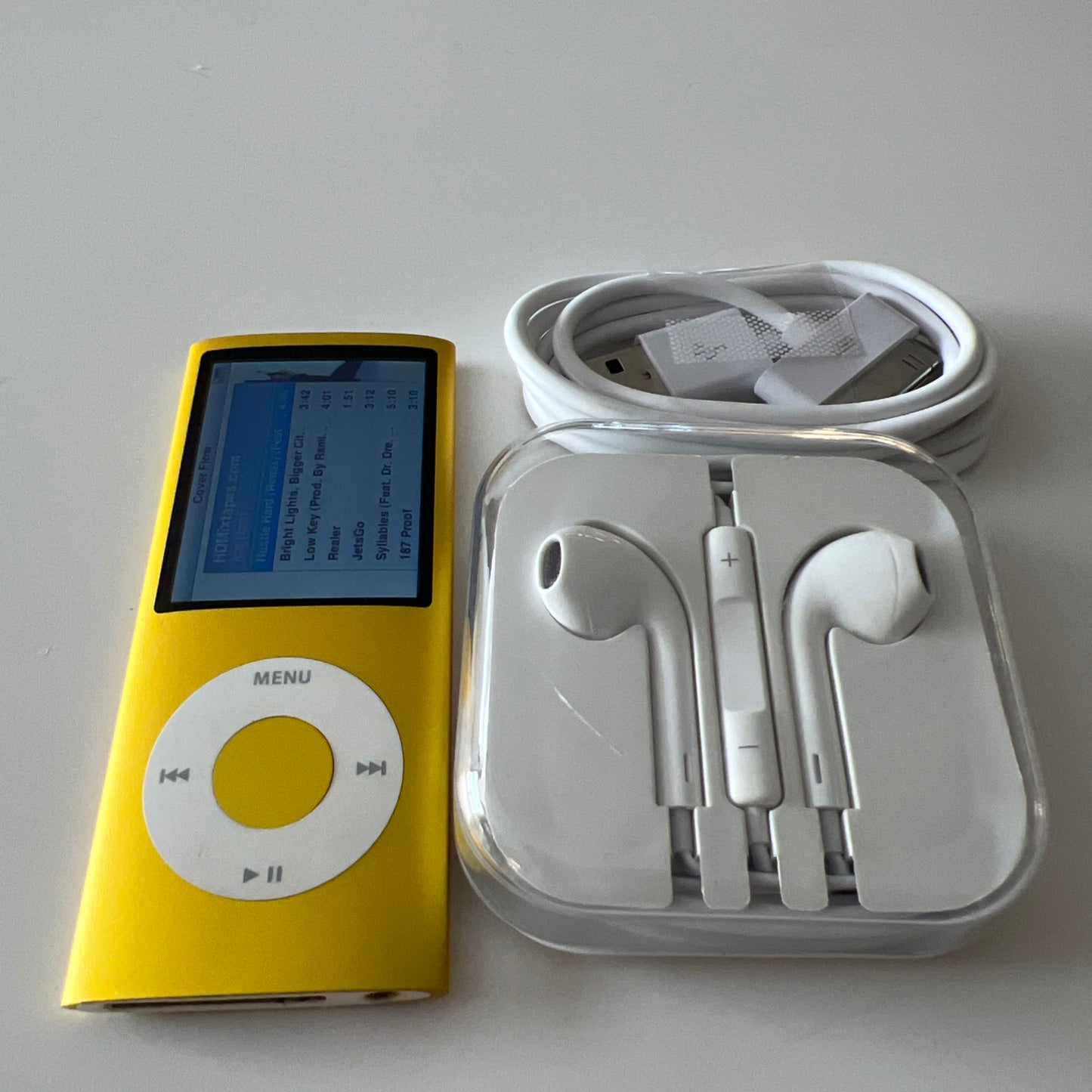 iPod Nano 4th  Gen 8gb Yellow.  New Battery Installed.