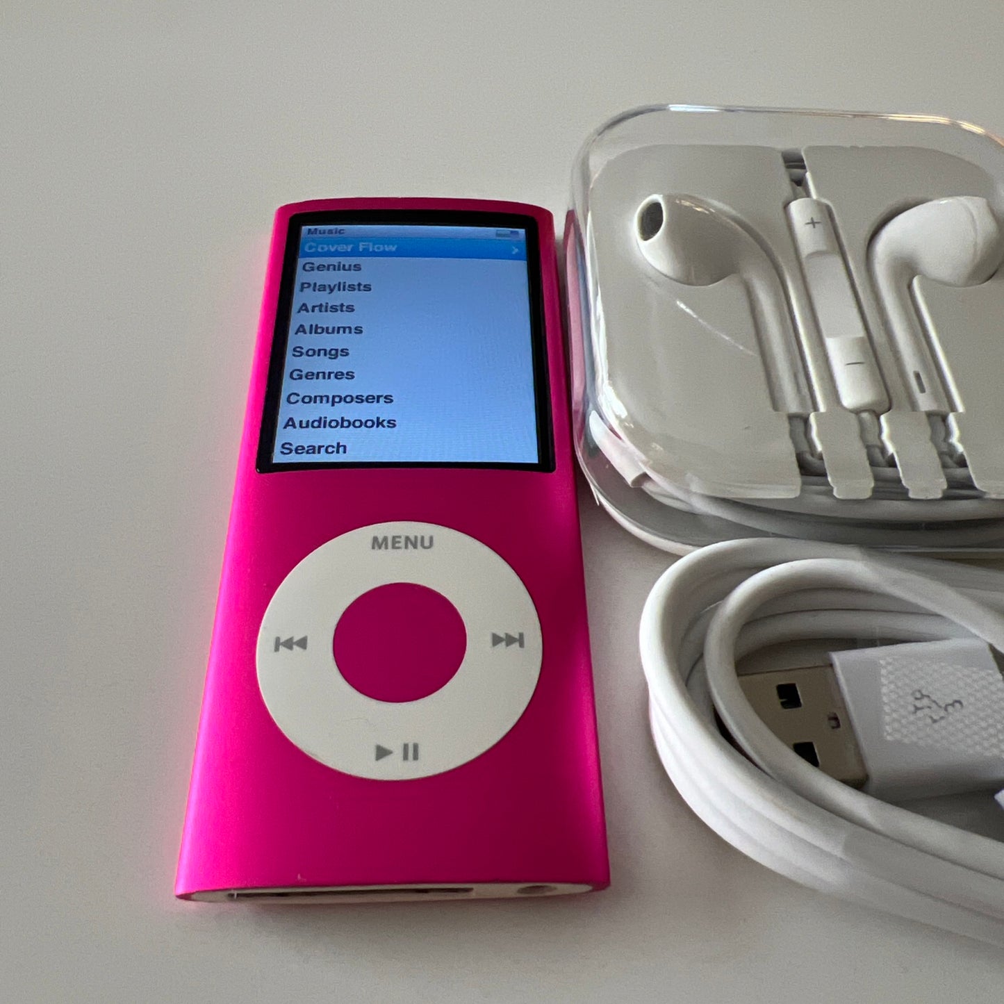ipod nano 4th generation pink 8gb.  NEW BATTERY - OPEN BOX