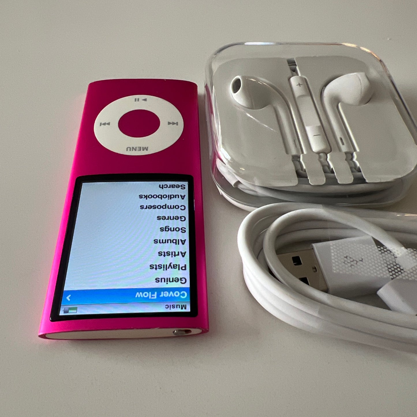 ipod nano 4th generation pink 8gb.  NEW BATTERY - OPEN BOX