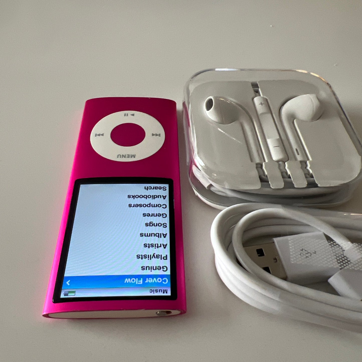 ipod nano 4th generation pink 8gb.  NEW BATTERY - OPEN BOX