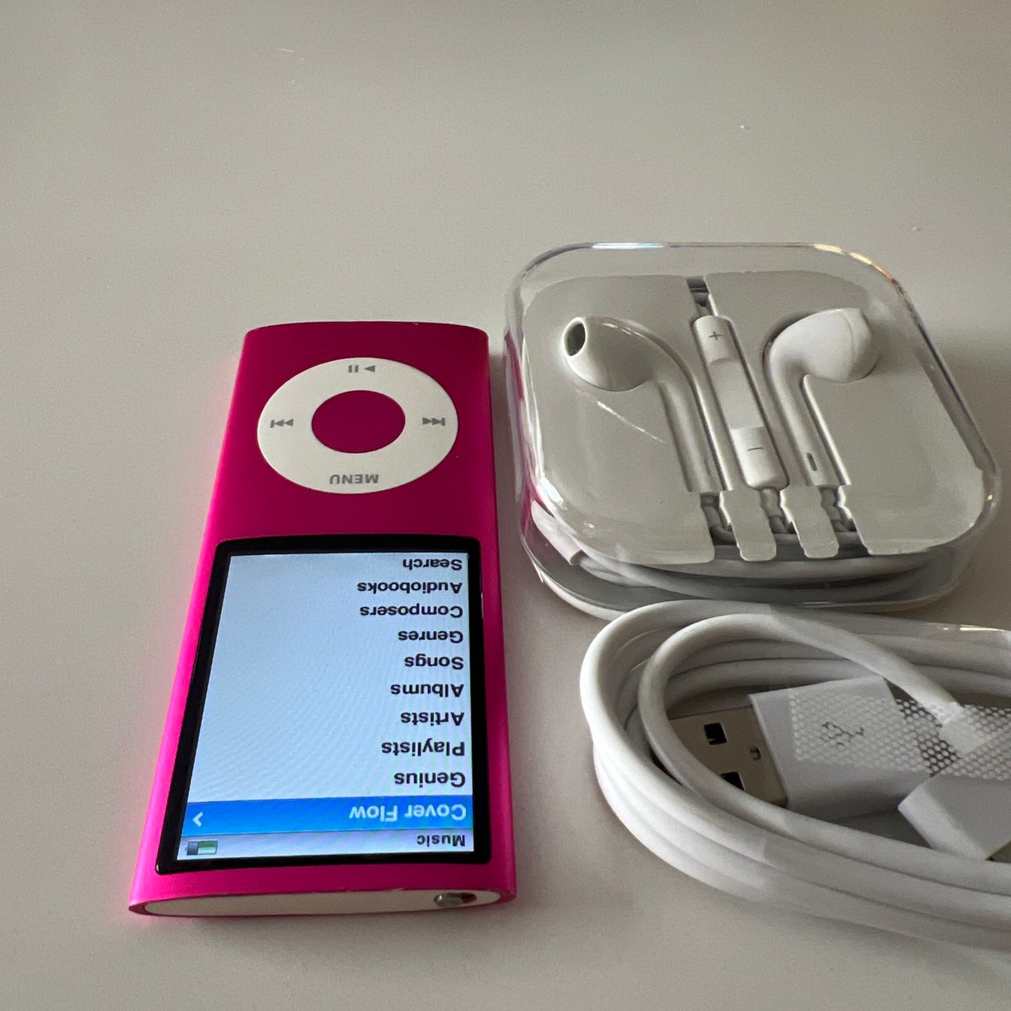 ipod nano 4th generation pink 8gb.  NEW BATTERY - OPEN BOX