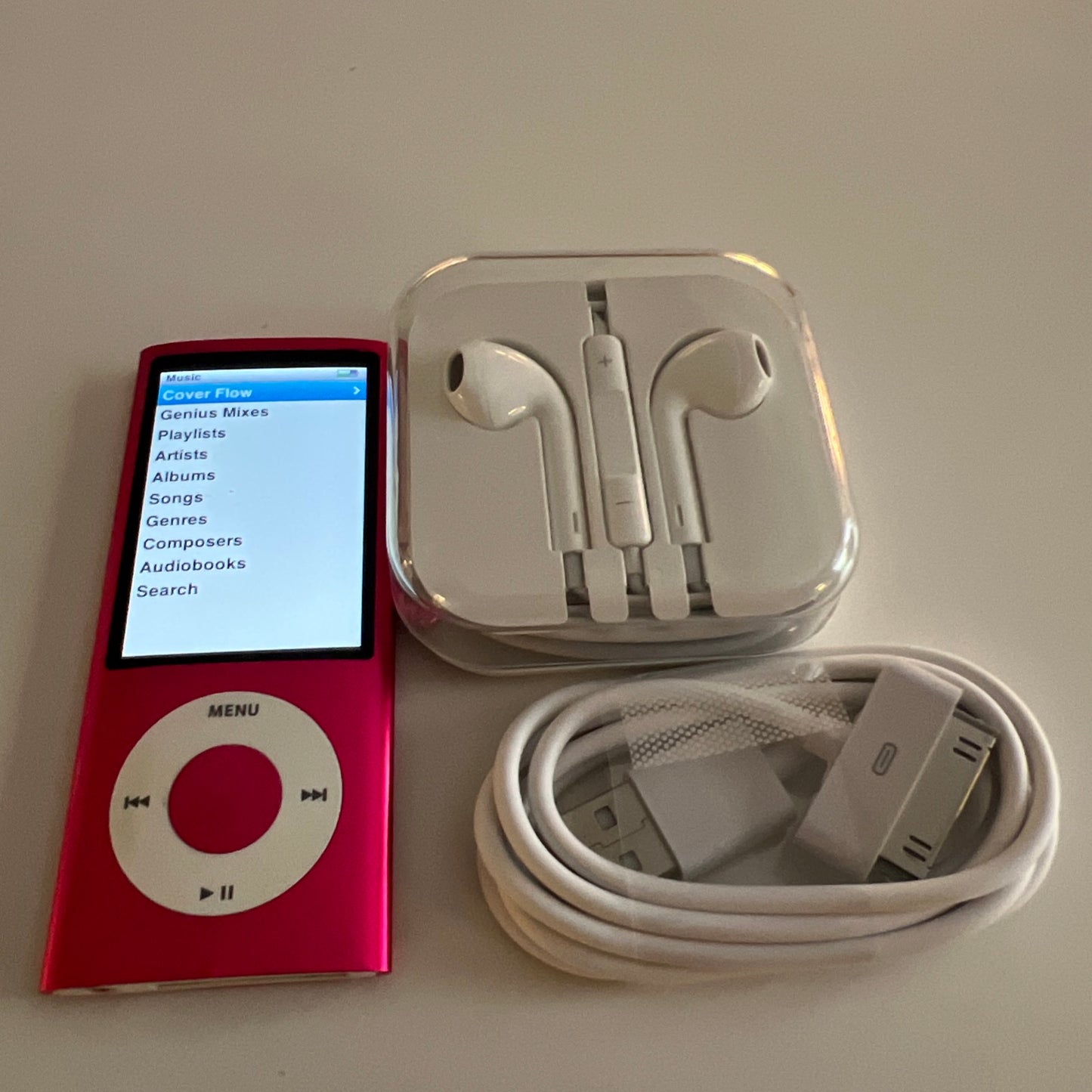 Apple iPod nano 5th Generation Pink (8GB) New Battery Installed Big Bundle