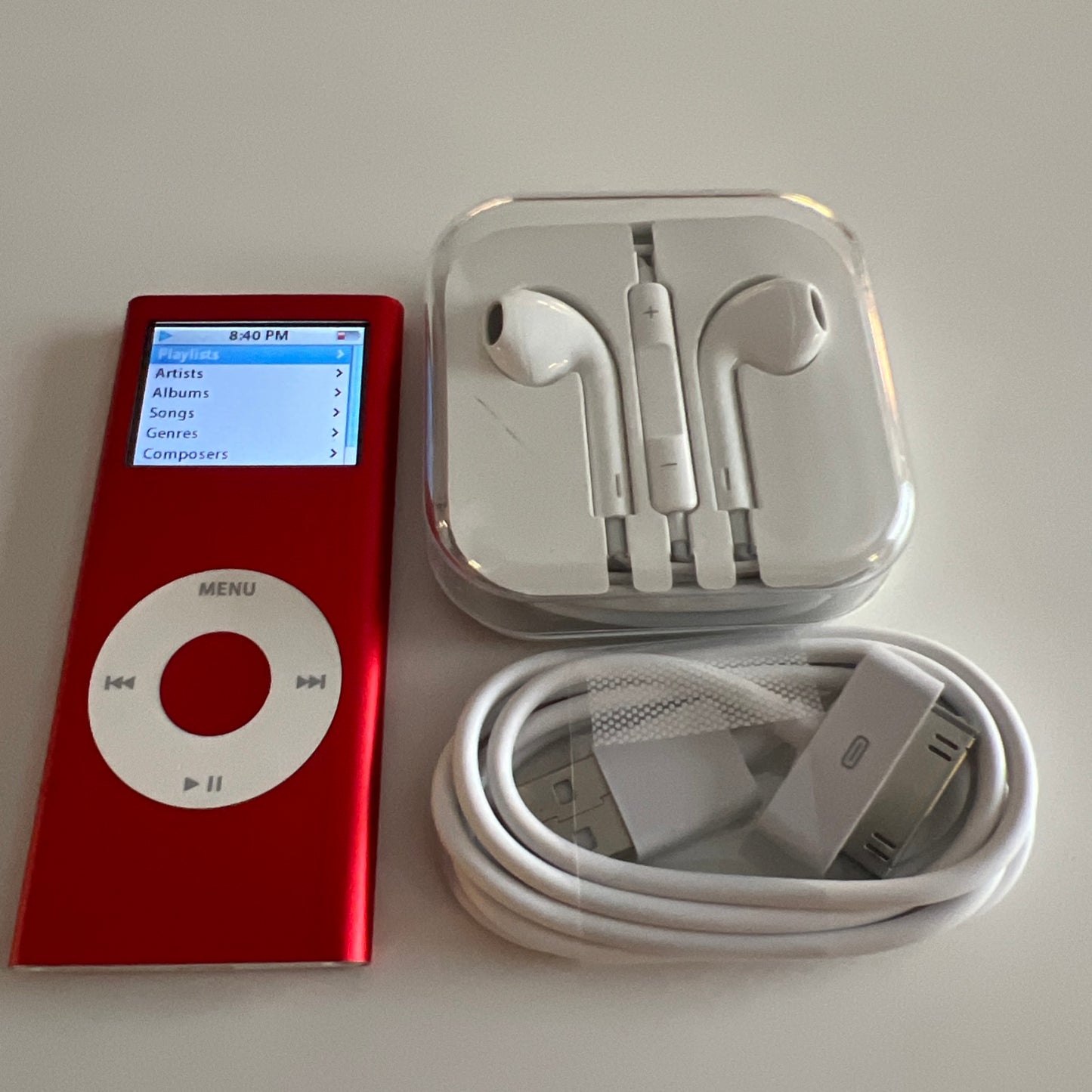ipod nano 2nd gen new battery Red 4gb