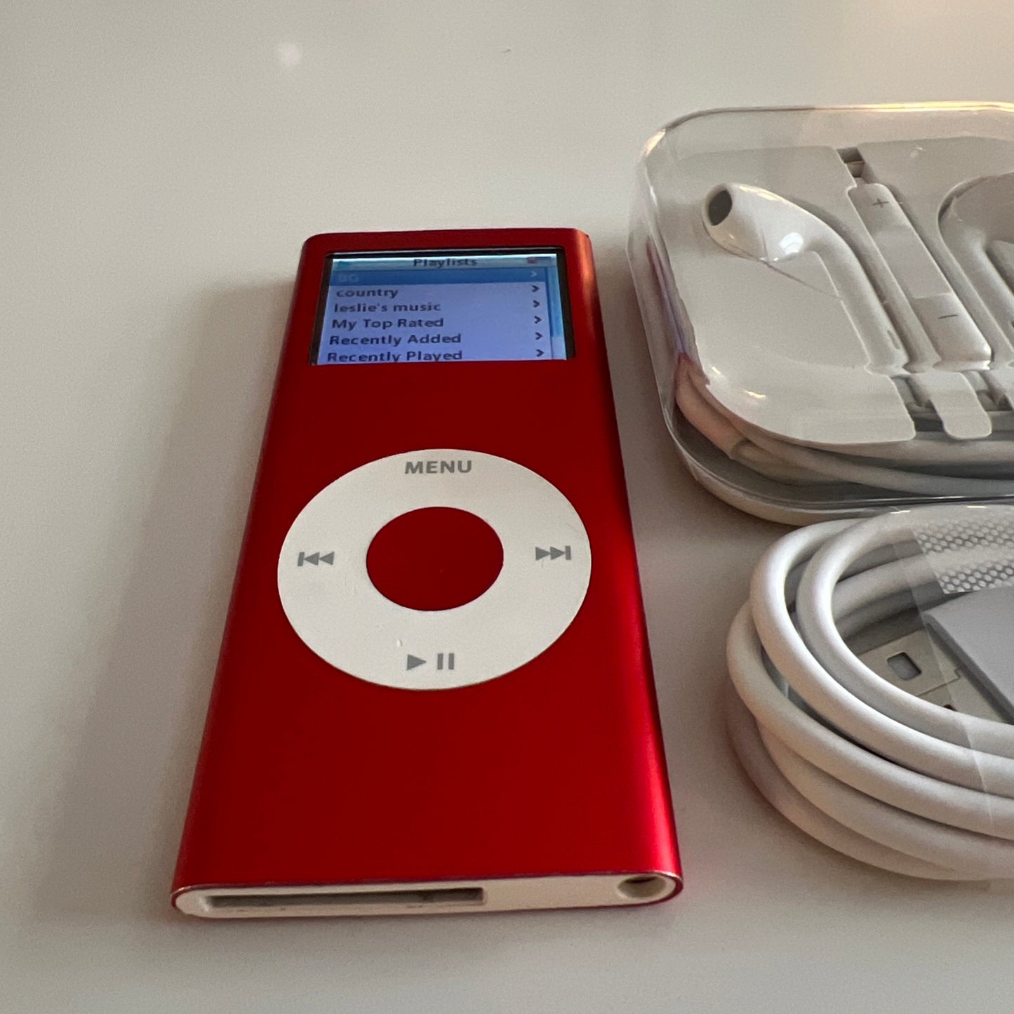 ipod nano 2nd gen new battery Red 4gb