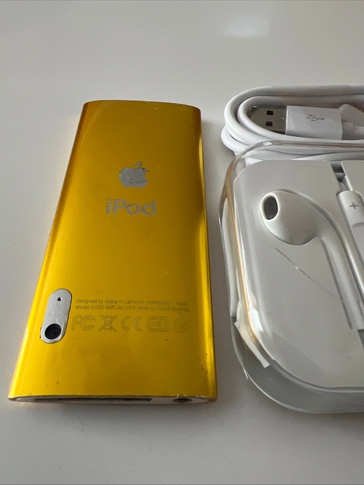 iPod Nano 5th Generation 16gb Yellow New Battery Installed.